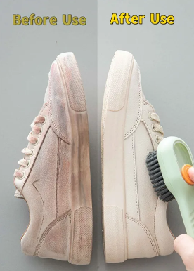 Automatic Liquid Discharge Shoe Brush