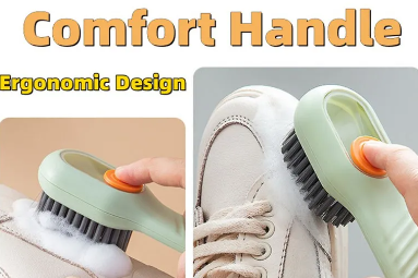 Automatic Liquid Discharge Shoe Brush