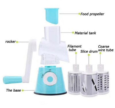 3-in-1 Rotary Grater Slicer